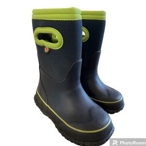 Bogs Classic Grasp Handle Waterproof Winter Rain Snow Boot Navy Blue 7